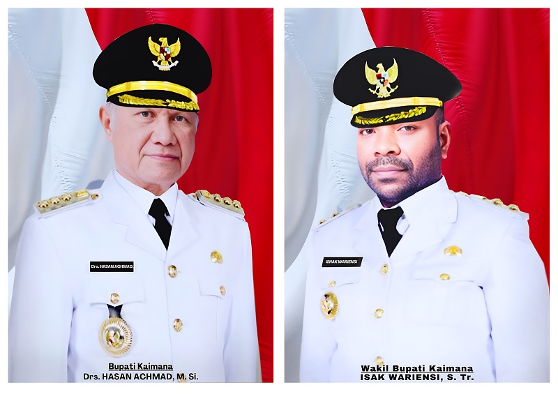 SELAMAT ATAS DILANTIKNYA BUPATI KAIMANA PERIODE 2025-2030
